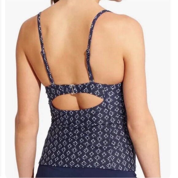 Athleta Taza Kaimana Tankini TOP Size 38D/DD Swim - Picture 11 of 11